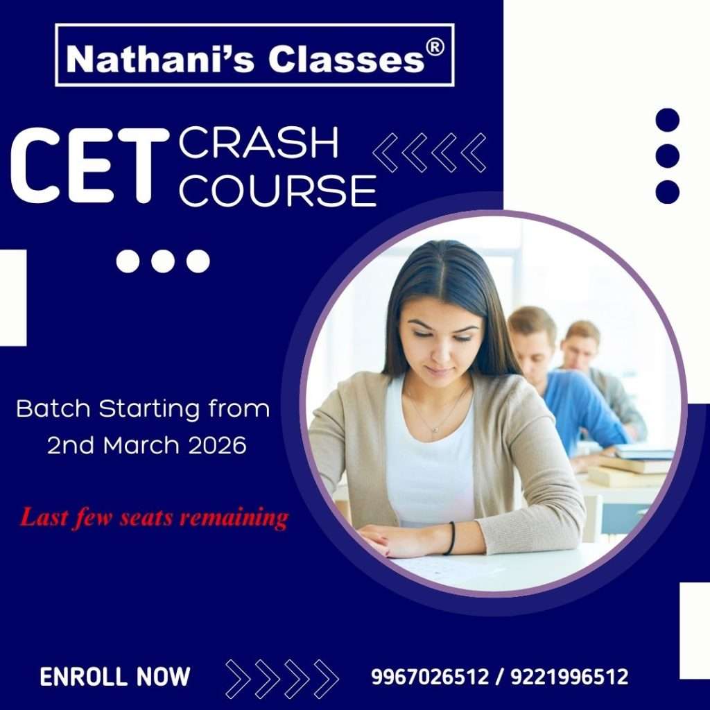 MHT-CET CRASH COURSE 2026